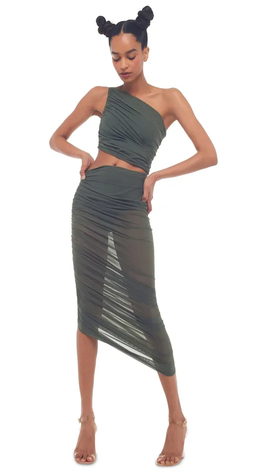 Norma Kamali Tops DIANA BRA Celadon 8211 Clothing