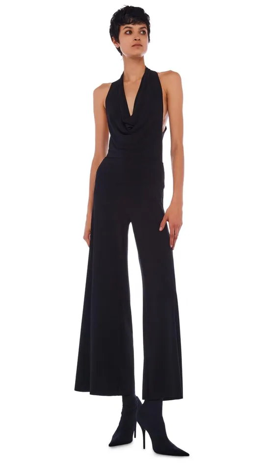 Norma Kamali Tops HALTER NEETA TOP Black 8211 Clothing