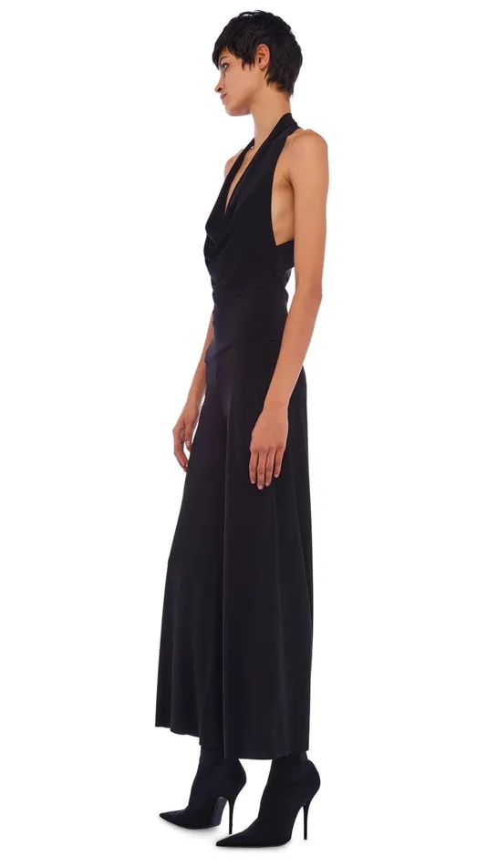 Norma Kamali Tops HALTER NEETA TOP Black 8211 Clothing