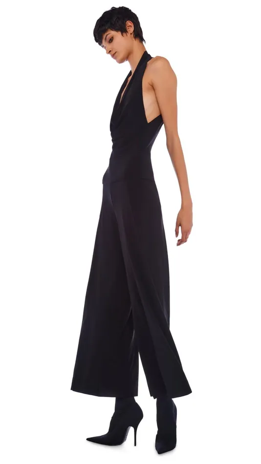 Norma Kamali Tops HALTER NEETA TOP Black 8211 Clothing