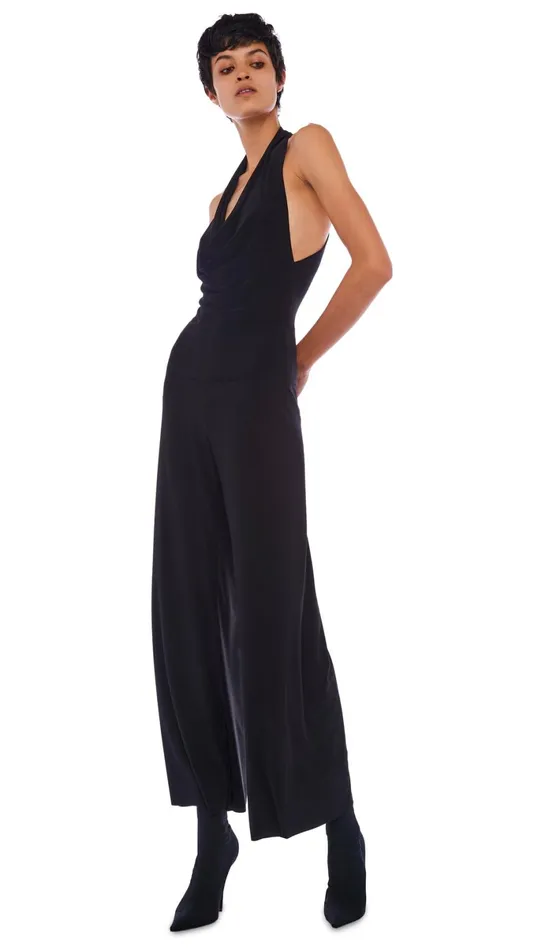 Norma Kamali Tops HALTER NEETA TOP Black 8211 Clothing