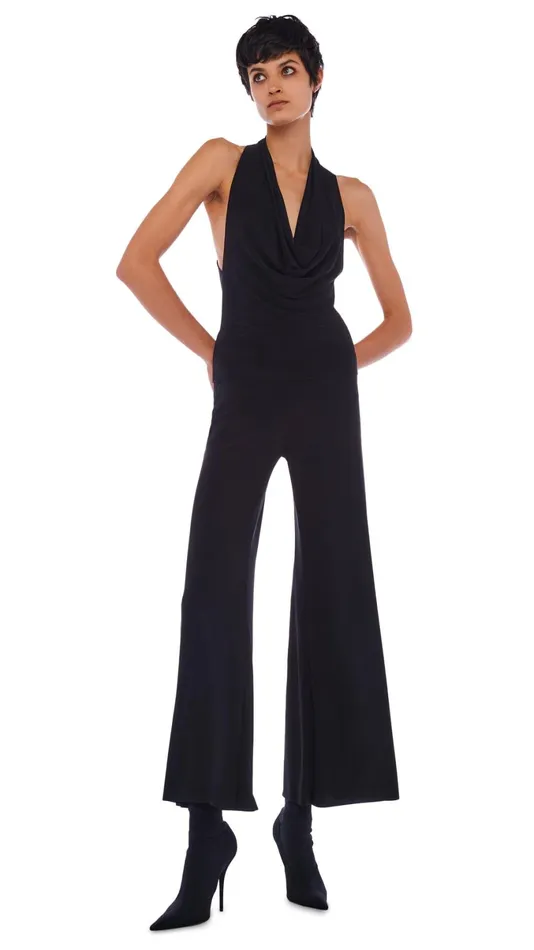 Norma Kamali Tops HALTER NEETA TOP Black 8211 Clothing