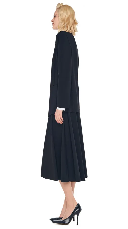 Norma Kamali Wardrobe GRACE SKIRT With EASY FIT SINGLE BREASTED JACKET 8211 Clothing Norma Kamali Wardrobe GRACE SKIRT With EASY FIT SINGLE BREASTED JACKET 8211 Clothing