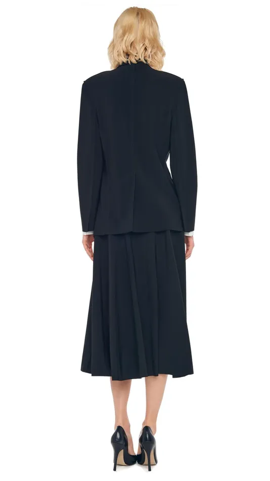 Norma Kamali Wardrobe GRACE SKIRT With EASY FIT SINGLE BREASTED JACKET 8211 Clothing Norma Kamali Wardrobe GRACE SKIRT With EASY FIT SINGLE BREASTED JACKET 8211 Clothing
