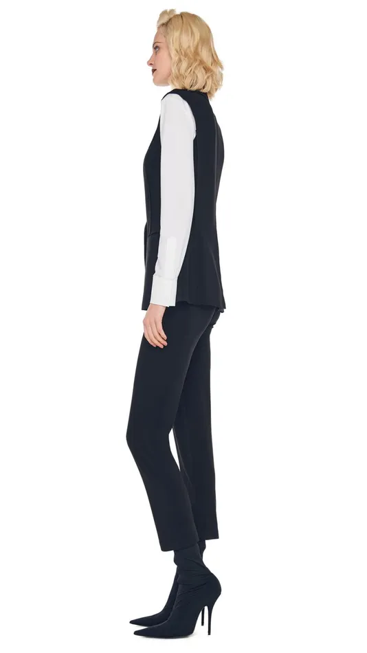 Norma Kamali Wardrobe PENCIL PANT With SLEEVELESS SINGLE BREASTED JACKET 8211 Clothing