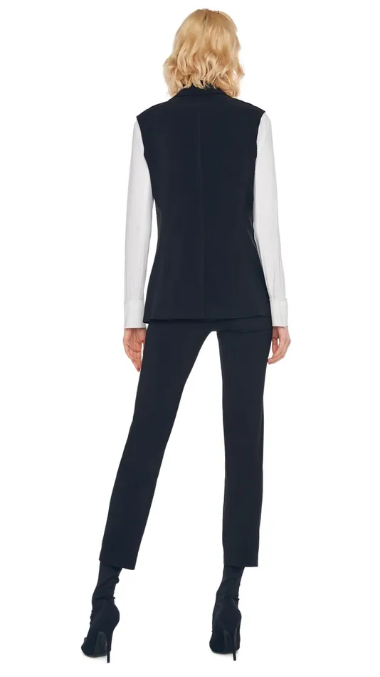 Norma Kamali Wardrobe PENCIL PANT With SLEEVELESS SINGLE BREASTED JACKET 8211 Clothing