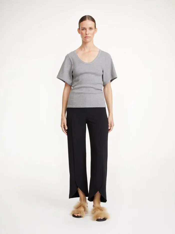 Normann HighWaist Trousers Black Women By Malene Birger Trousers