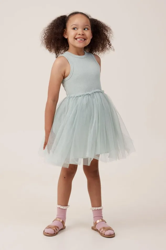 Nova Dress Up Dress Stone Green Girls Cotton On Dresses Nova Dress Up Dress Stone Green Girls Cotton On Dresses