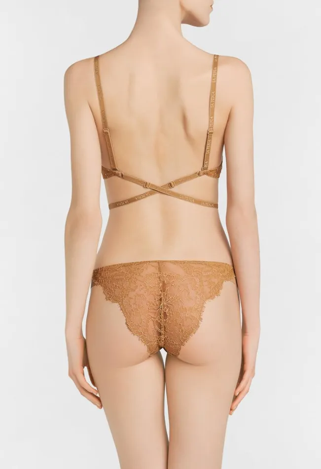 Nude Tshirt Multiway Bra With Chantilly Lace Lingerie La Perla Padded