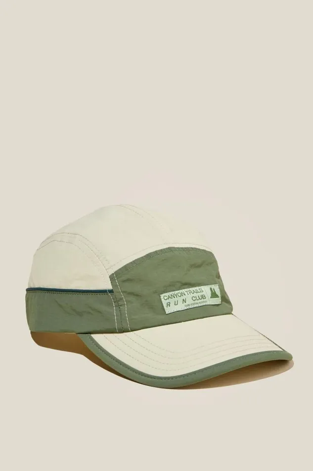 Nylon 5 Panel Hat Greencanyon Trails Men Cotton On Hats