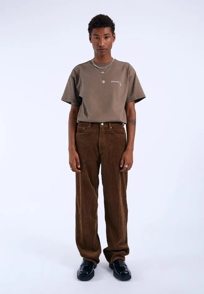 Omar 8211 Brown Cord Brown Cord Men Dr Denim Pants