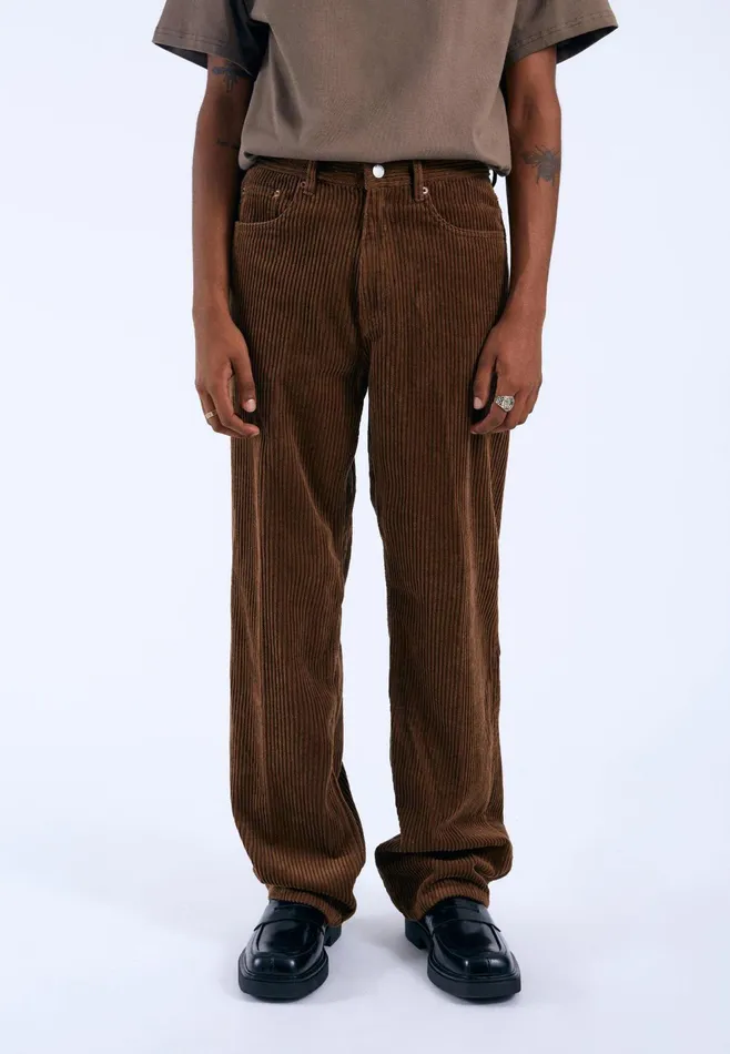 Omar 8211 Brown Cord Brown Cord Men Dr Denim Pants