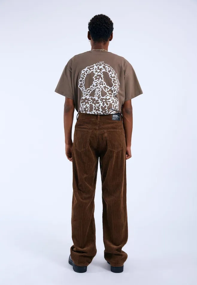 Omar 8211 Brown Cord Brown Cord Men Dr Denim Pants