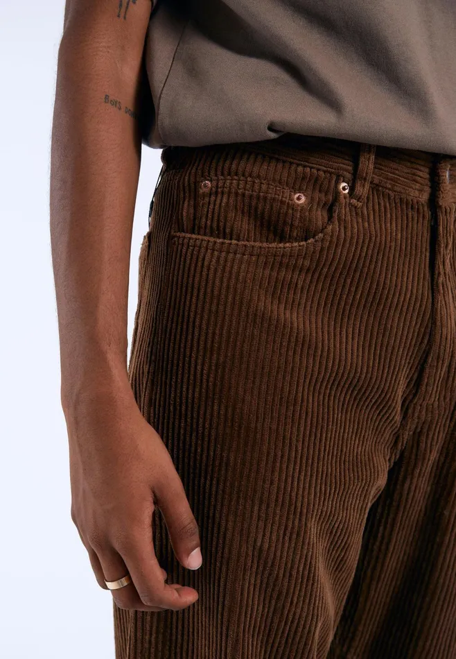 Omar 8211 Brown Cord Brown Cord Men Dr Denim Pants