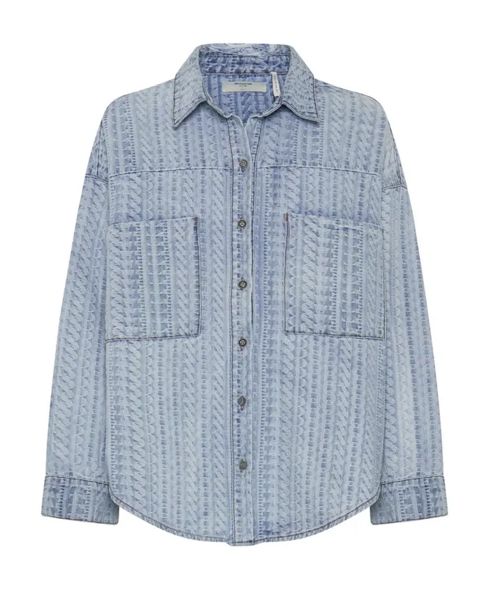 ON REPEAT DENIM DARIA SHACKET Women One Teaspoon Denim Tops ON REPEAT DENIM DARIA SHACKET Women One Teaspoon Denim Tops
