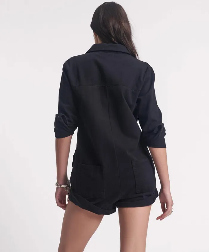 ONYX BLACK PROPHECY JUMPSUIT BLACK Women One Teaspoon Denim Jumpsuits ONYX BLACK PROPHECY JUMPSUIT BLACK Women One Teaspoon Denim Jumpsuits