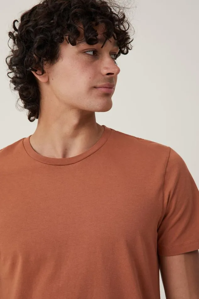 Organic Longline TShirt Terracotta Men Cotton On Tees and Tanks Organic Longline TShirt Terracotta Men Cotton On Tees and Tanks