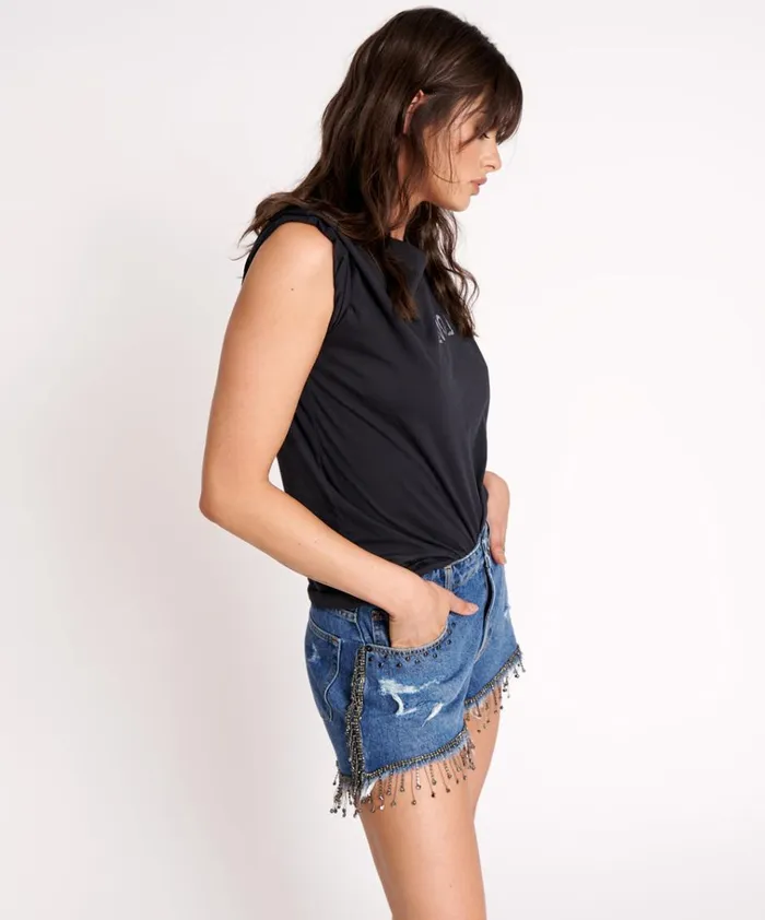 ORGANIC LOVE CREW NECK TEE Women One Teaspoon Tees and Tanks ORGANIC LOVE CREW NECK TEE Women One Teaspoon Tees and Tanks