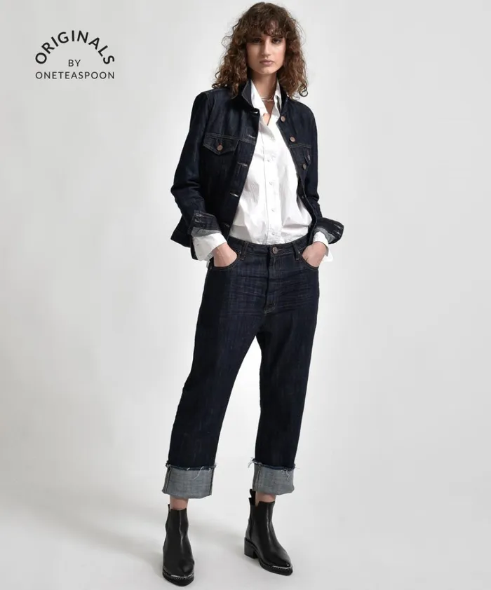 ORGANIC RAW BANDIT JEAN BLUE Women One Teaspoon Organic Tees