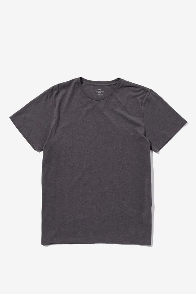 Organic Regular Fit Crew TShirt Charcoal Marle Men Cotton On Tees and Tanks Organic Regular Fit Crew TShirt Charcoal Marle Men Cotton On Tees and Tanks