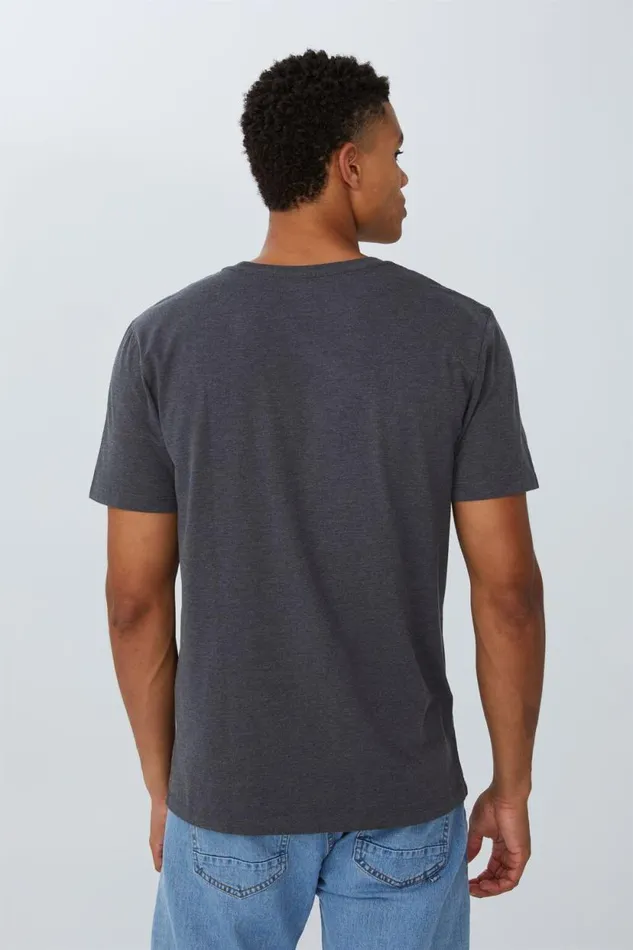 Organic Regular Fit Crew TShirt Charcoal Marle Men Cotton On Tees and Tanks Organic Regular Fit Crew TShirt Charcoal Marle Men Cotton On Tees and Tanks