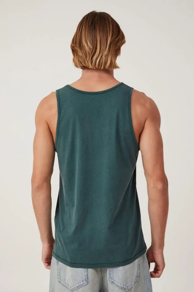 Organic Tank Pine Needle Green Men Cotton On Tees and Tanks Organic Tank Pine Needle Green Men Cotton On Tees and Tanks