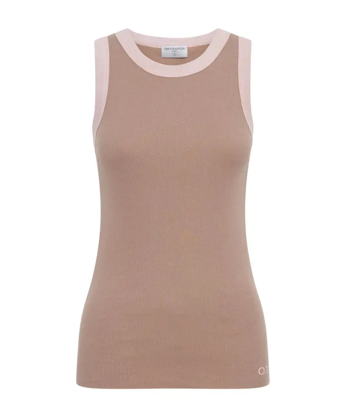 OTS 2 TONE EQUIPMENT TANK Women One Teaspoon Tees and Tanks OTS 2 TONE EQUIPMENT TANK Women One Teaspoon Tees and Tanks