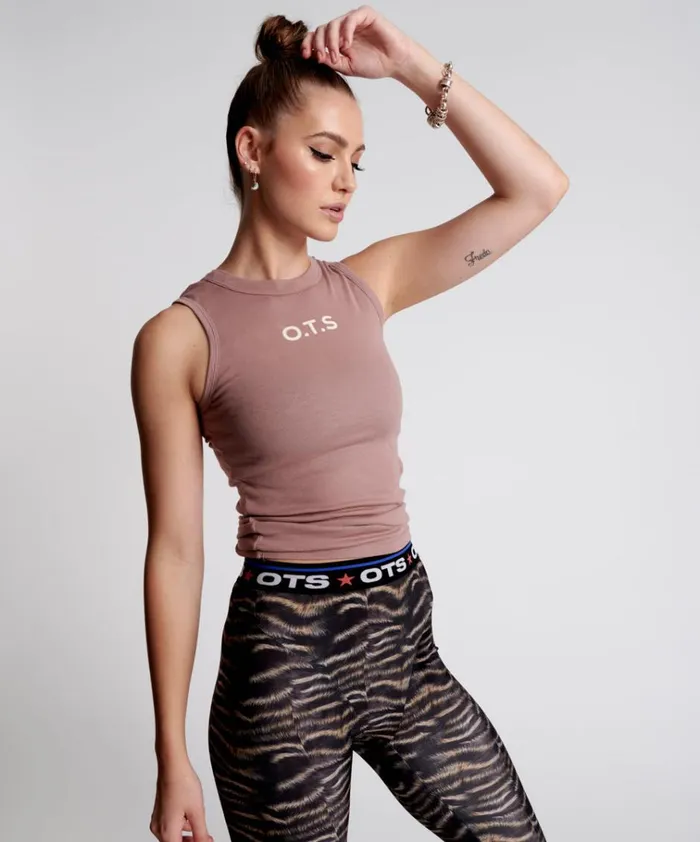 OTS LILAC EQUIPMENT TANK Women One Teaspoon Tees and Tanks OTS LILAC EQUIPMENT TANK Women One Teaspoon Tees and Tanks