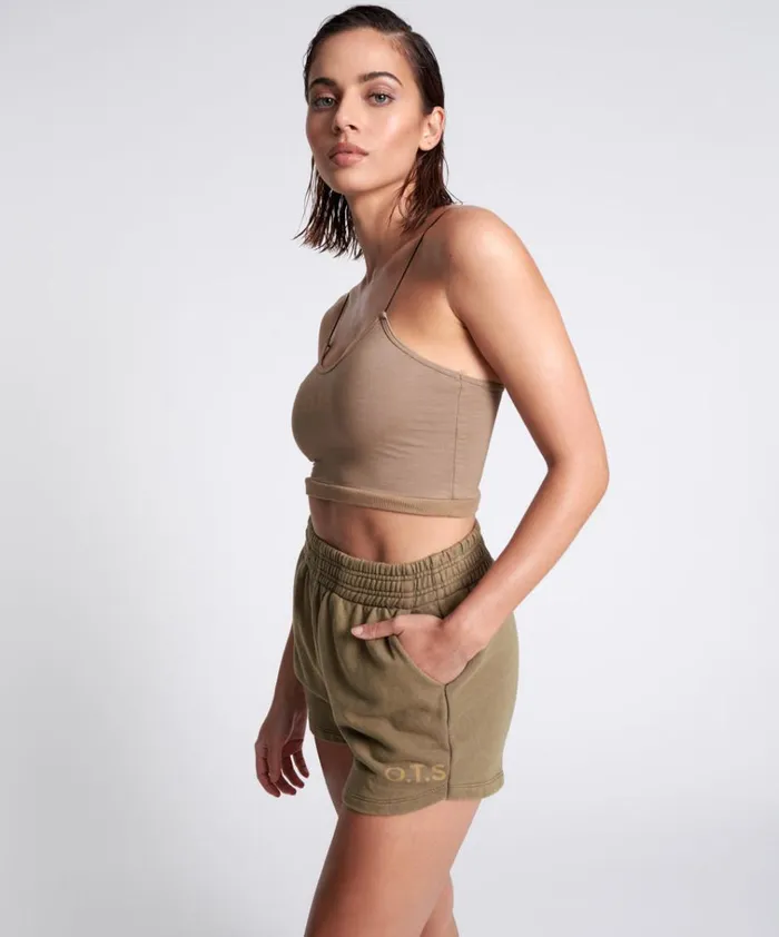 OTS STRING CROP BROWN Women One Teaspoon Intimates OTS STRING CROP BROWN Women One Teaspoon Intimates