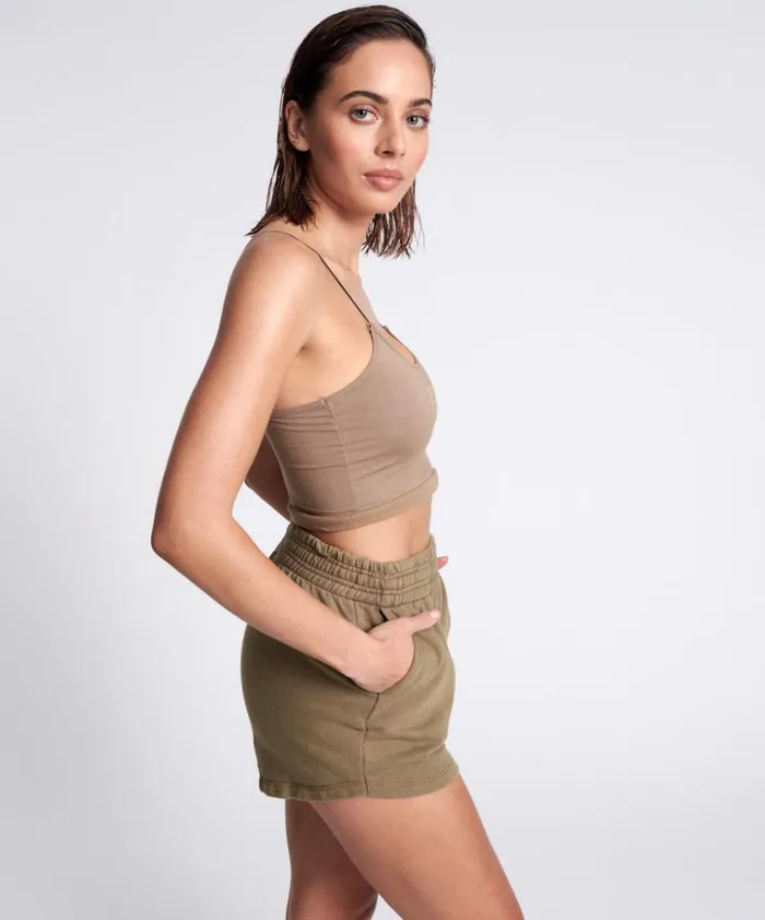 OTS STRING CROP BROWN Women One Teaspoon Intimates OTS STRING CROP BROWN Women One Teaspoon Intimates