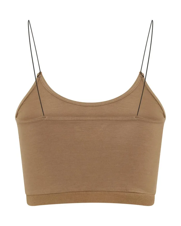 OTS STRING CROP BROWN Women One Teaspoon Intimates OTS STRING CROP BROWN Women One Teaspoon Intimates