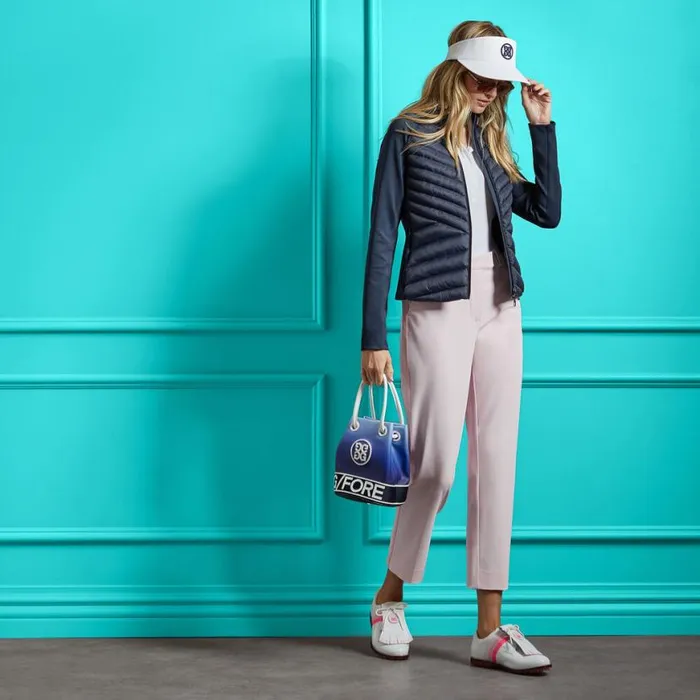 Outerwear Women GFORE HYBRID QUILTED STRETCH TECH INTERLOCK JACKET Twilight Outerwear Women GFORE HYBRID QUILTED STRETCH TECH INTERLOCK JACKET Twilight