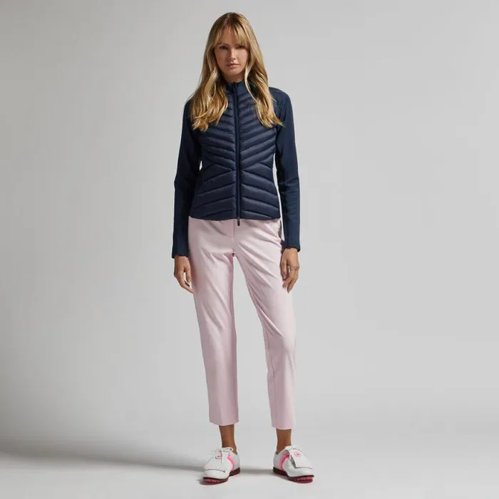 Outerwear Women GFORE HYBRID QUILTED STRETCH TECH INTERLOCK JACKET Twilight Outerwear Women GFORE HYBRID QUILTED STRETCH TECH INTERLOCK JACKET Twilight
