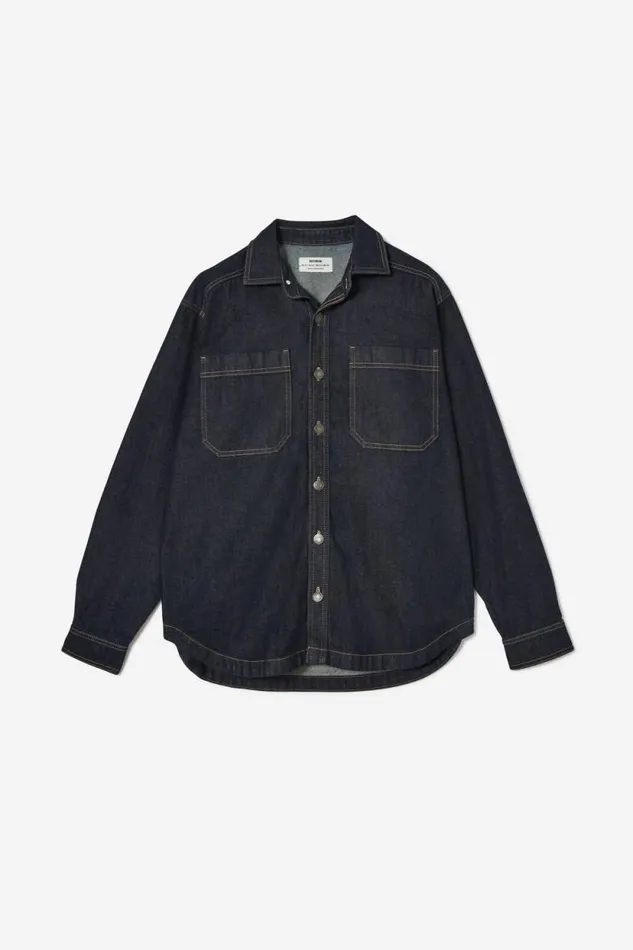 Oversized Denim Shirt Indigo Women Cotton On Jackets