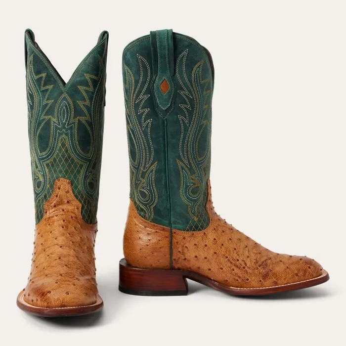 Ozzy Ostrich Boot Tan Men Stetson Exotics