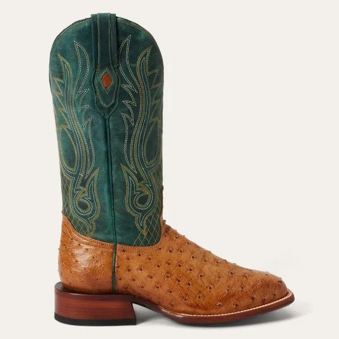 Ozzy Ostrich Boot Tan Men Stetson Exotics