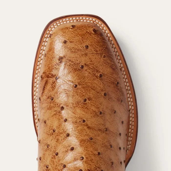Ozzy Ostrich Boot Tan Men Stetson Exotics