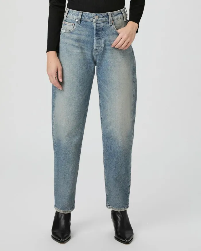 PAIGE Barrel Leg Women Alexis Barrel Leg Jean 8211 Cats Meow Distressed PAIGE Barrel Leg Women Alexis Barrel Leg Jean 8211 Cats Meow Distressed
