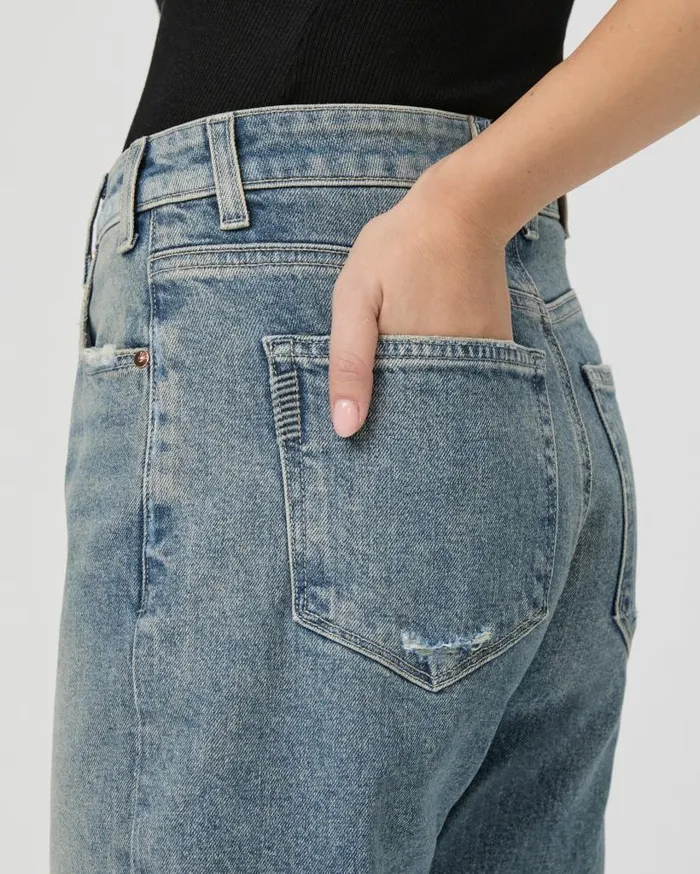 PAIGE Barrel Leg Women Alexis Barrel Leg Jean 8211 Cats Meow Distressed PAIGE Barrel Leg Women Alexis Barrel Leg Jean 8211 Cats Meow Distressed