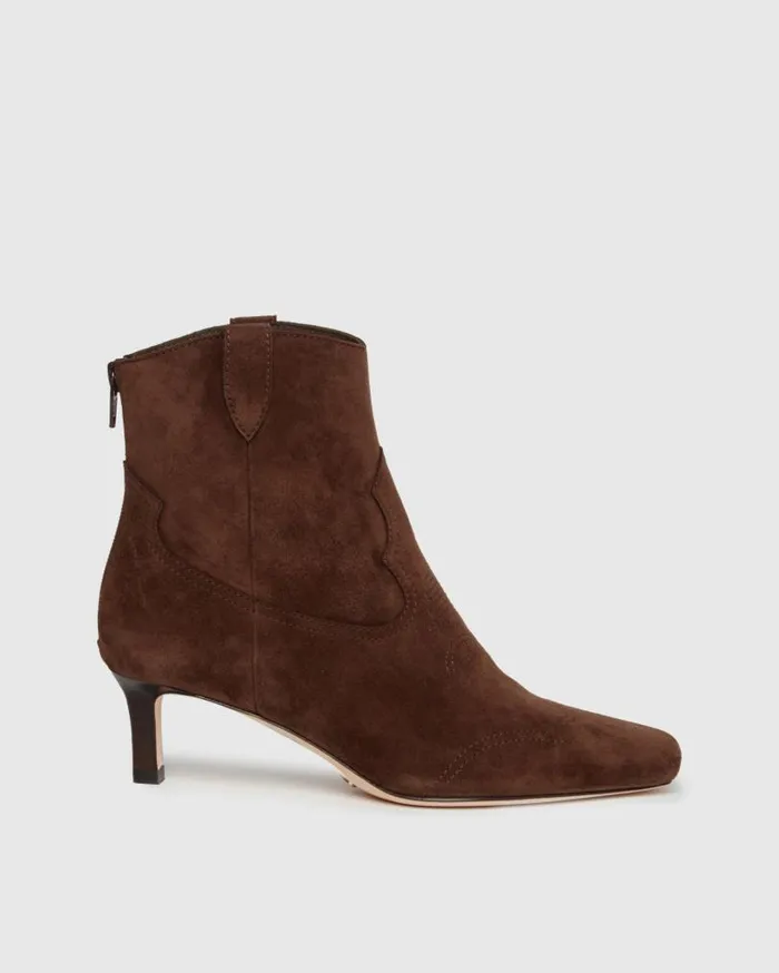 PAIGE Boots Women Adelyn Boot 8211 Chocolate Suede