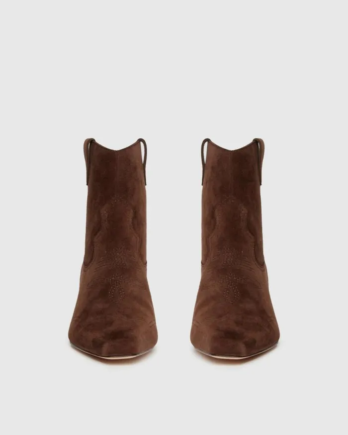 PAIGE Boots Women Adelyn Boot 8211 Chocolate Suede PAIGE Boots Women Adelyn Boot 8211 Chocolate Suede