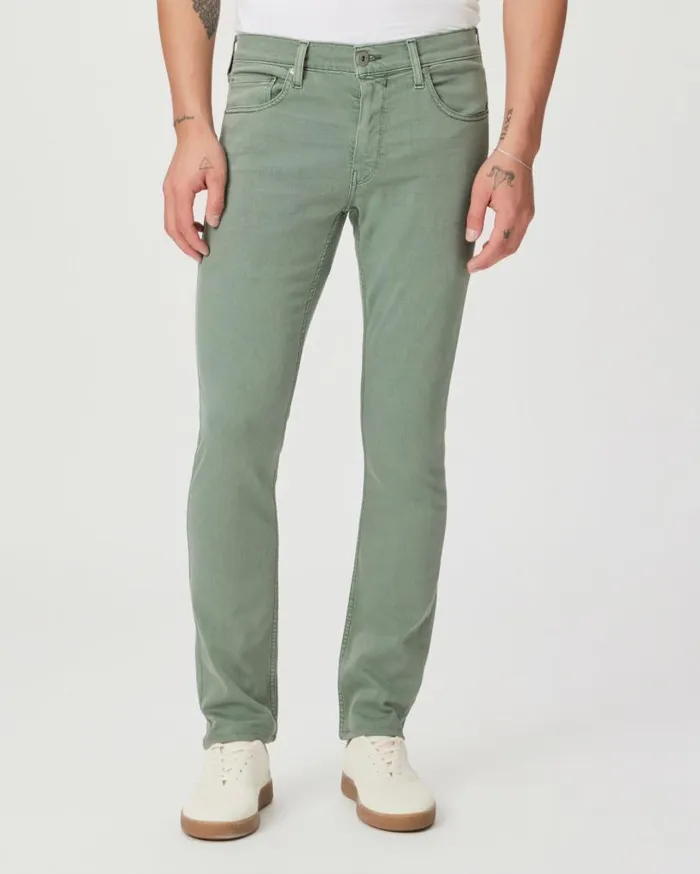 PAIGE Denim Men Transcend Lennox Slim Jean 8211 Vintage Foggy Forest