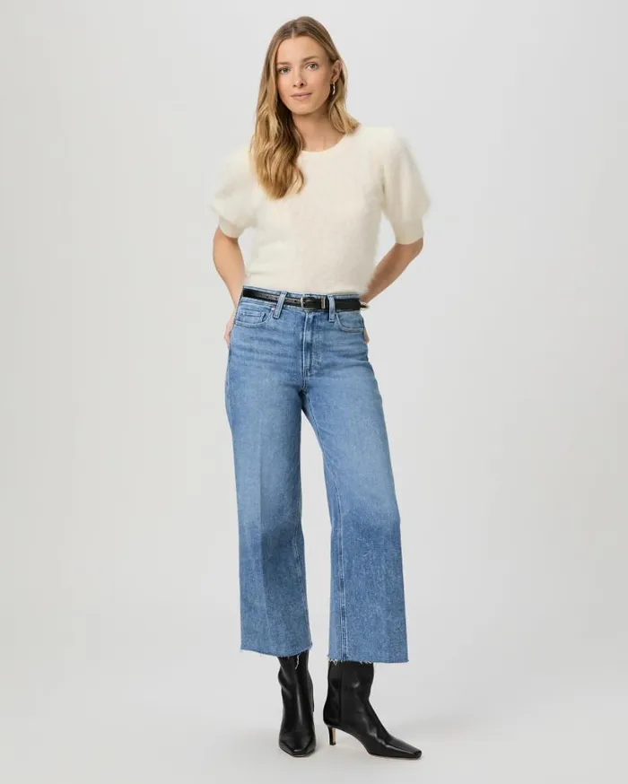 PAIGE Denim Women Anessa Wide Leg Jean 8211 Bebop