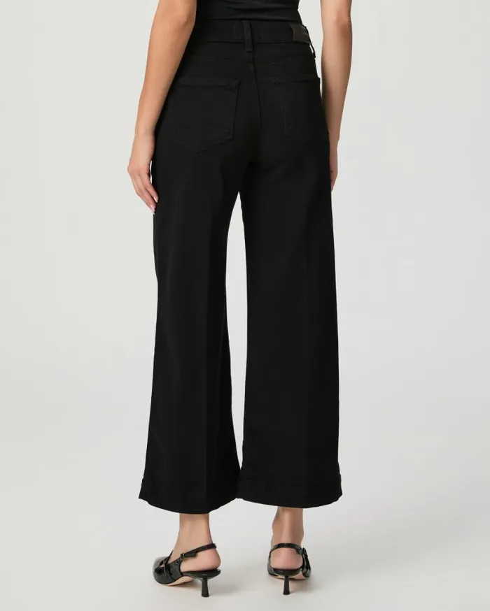 PAIGE Denim Women Anessa Wide Leg Jean 8211 Black Shadow PAIGE Denim Women Anessa Wide Leg Jean 8211 Black Shadow