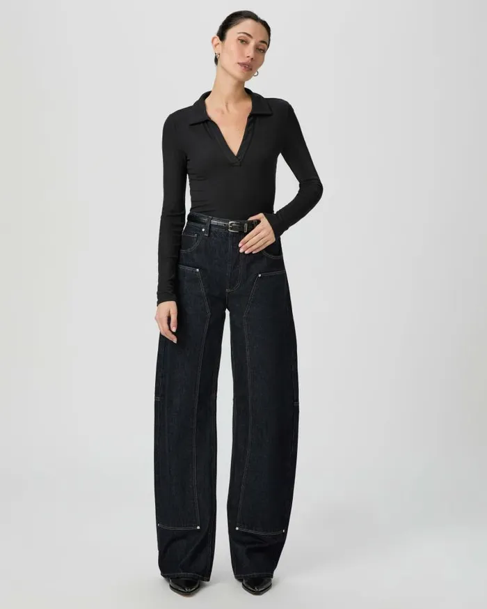 PAIGE Denim Women Arellia 32 Inch Barrel Leg Jean 8211 Selma