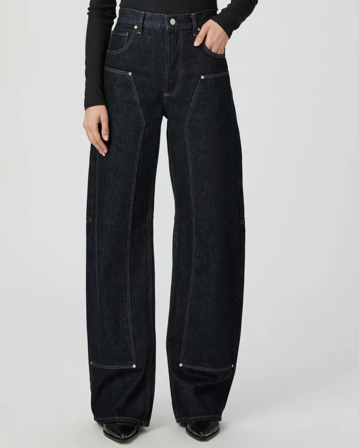 PAIGE Denim Women Arellia 32 Inch Barrel Leg Jean 8211 Selma PAIGE Denim Women Arellia 32 Inch Barrel Leg Jean 8211 Selma