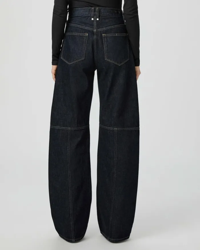 PAIGE Denim Women Arellia 32 Inch Barrel Leg Jean 8211 Selma PAIGE Denim Women Arellia 32 Inch Barrel Leg Jean 8211 Selma