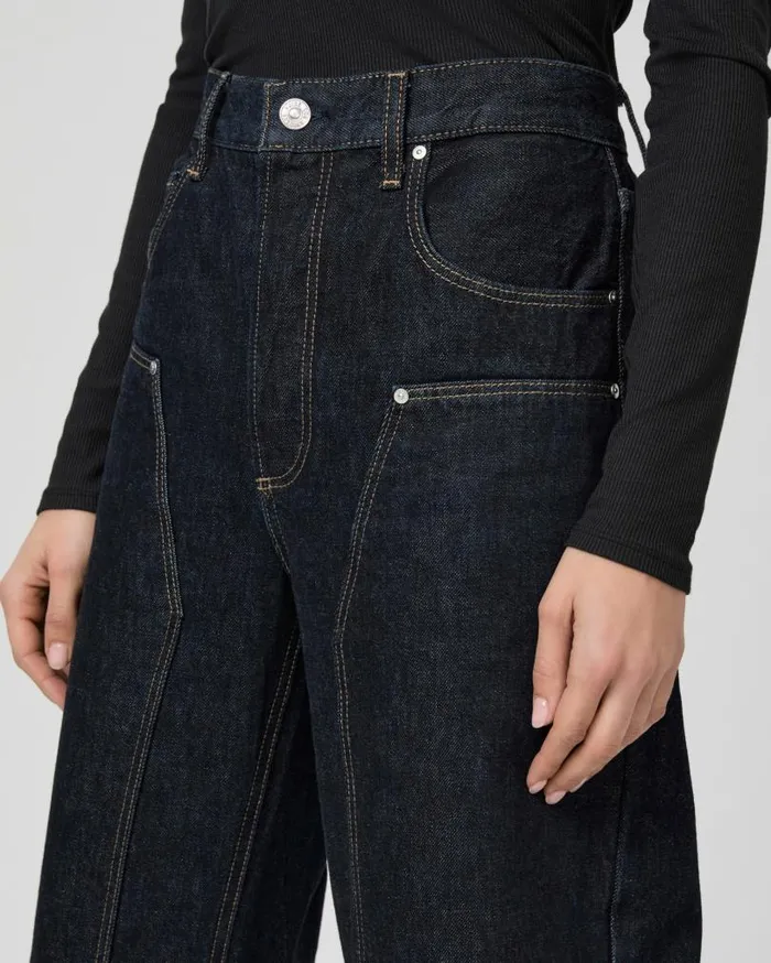 PAIGE Denim Women Arellia 32 Inch Barrel Leg Jean 8211 Selma PAIGE Denim Women Arellia 32 Inch Barrel Leg Jean 8211 Selma