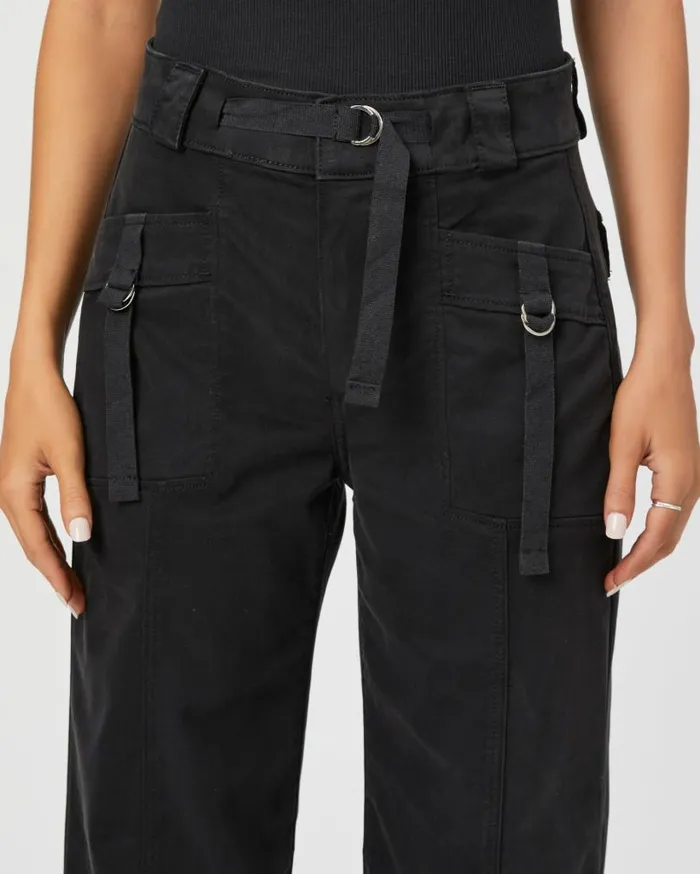 PAIGE Denim Women Brooklyn 31 Inch Wide Leg Pant 8211 Charcoal Black PAIGE Denim Women Brooklyn 31 Inch Wide Leg Pant 8211 Charcoal Black