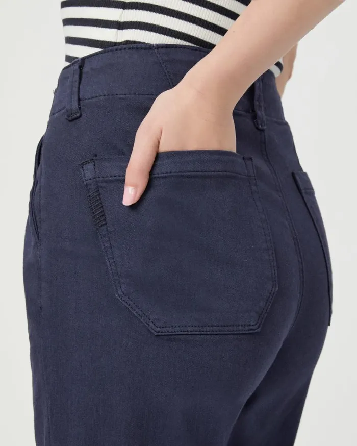 PAIGE Denim Women Brooklyn Crop Wide Leg Pant 8211 Vintage Cosmic Navy PAIGE Denim Women Brooklyn Crop Wide Leg Pant 8211 Vintage Cosmic Navy